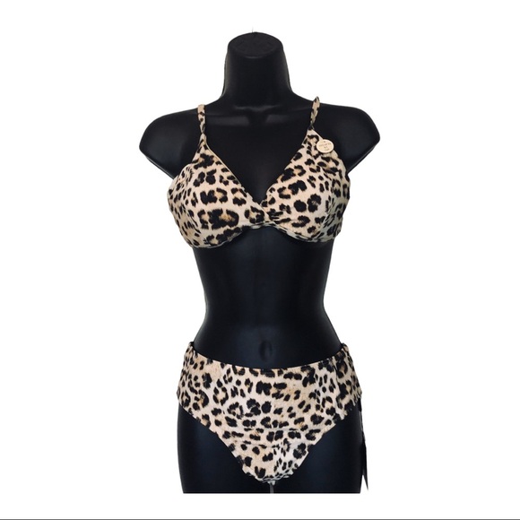 Niptuck Natural Animal Magic Molly Tummy Control Bikini Set size 6 new - Picture 14 of 16